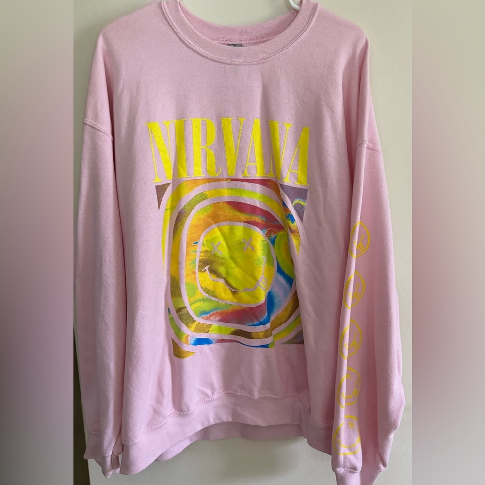 Nirvana Pink Sweatshirt
